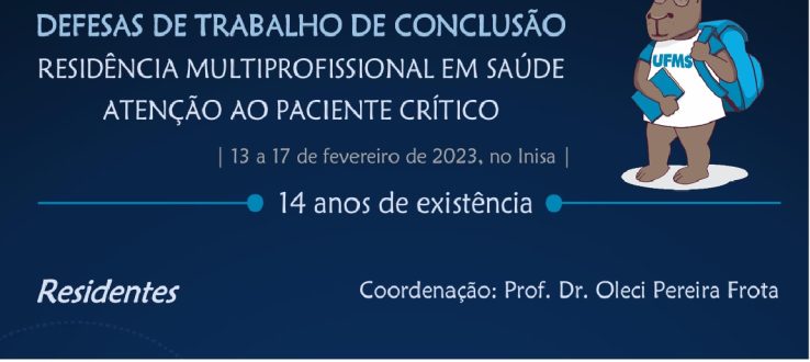 Convite para defesas públicas de TCCs do PREMUS-APC